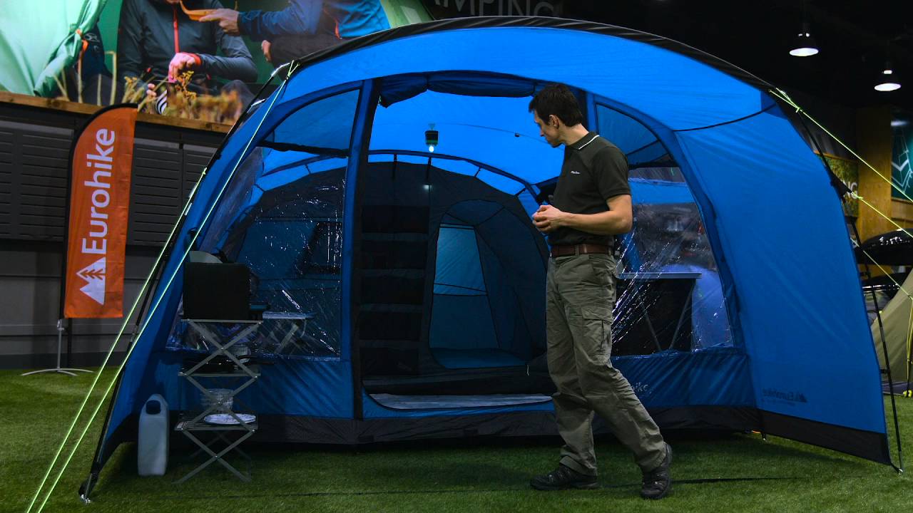 The Eurohike Hampton 6 Man Family Tent
