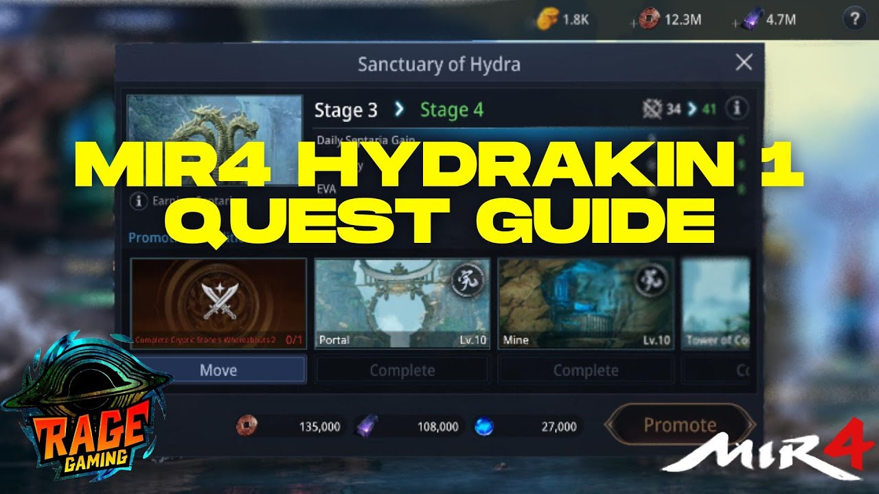 MIR4 Hydrakin 1 Sanctuary of Hydra Stage 3