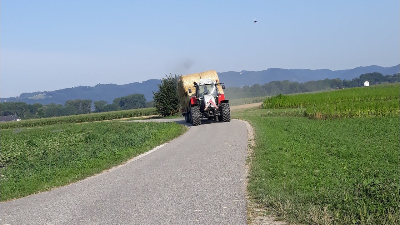 Strohballenfahren 2019 mit  #STEYRPOWER