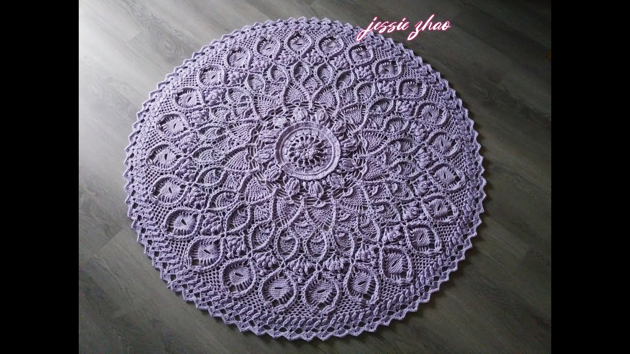 crochet mandala rutg #152 easy pattern / tapis de maison au crochet//Gehaakt huiskleed/