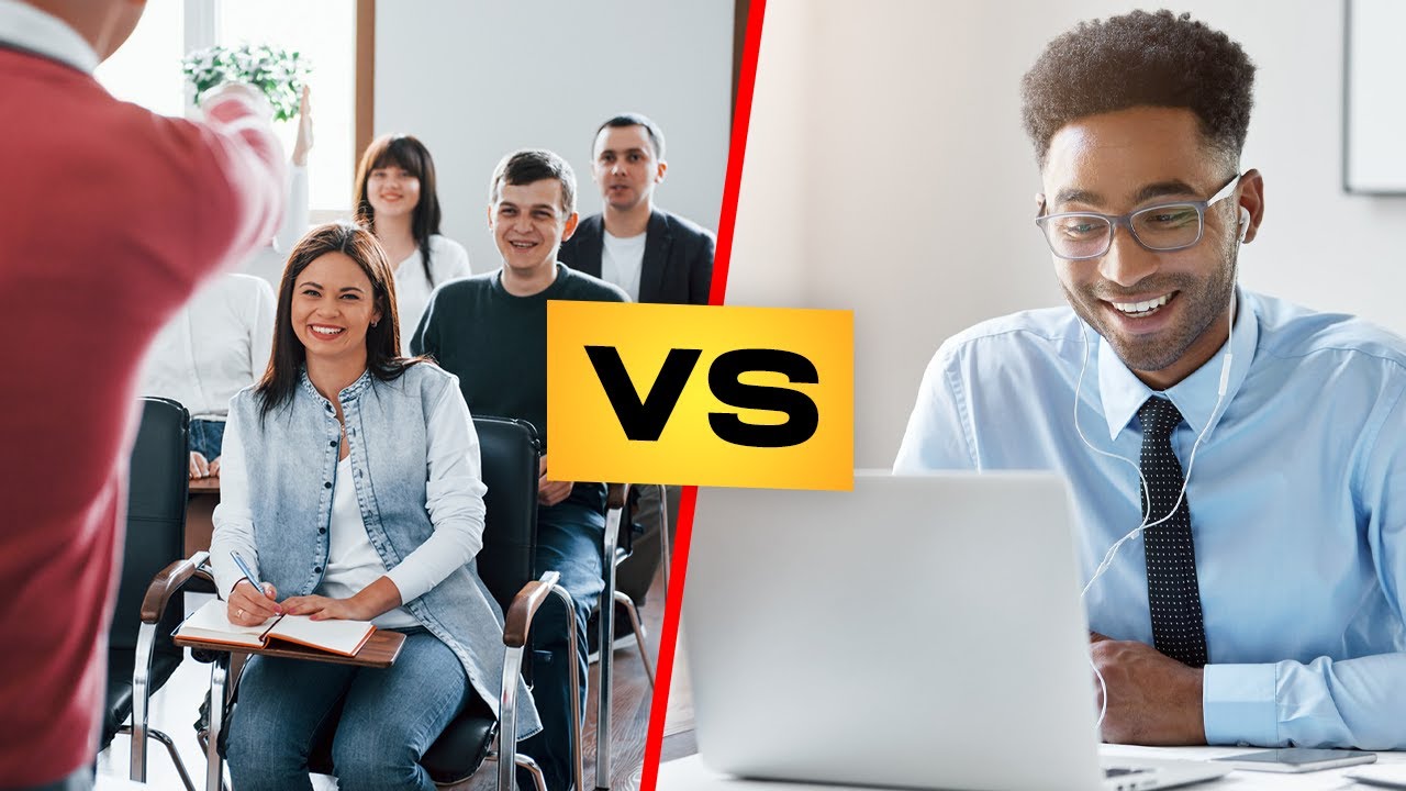 Tu préfères apprendre en ligne ou en classe ?