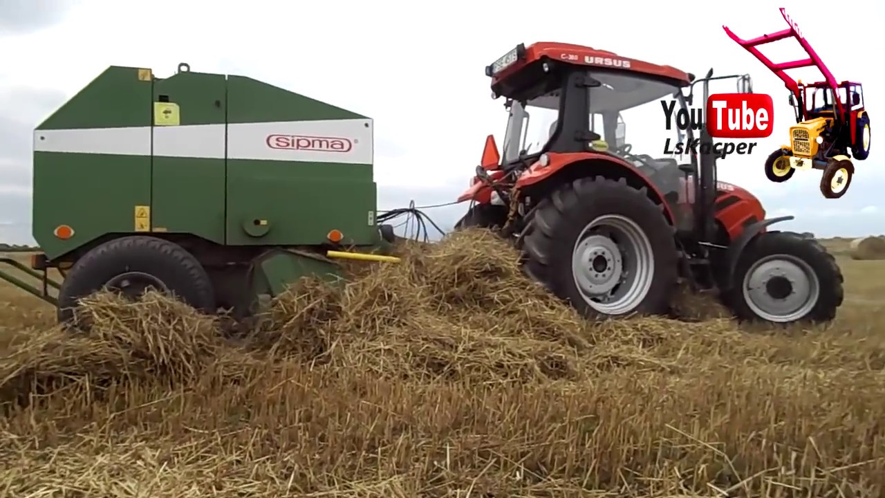 Balotowanie słomy 2016 ☆ Ursus C-380 & Sipma Z 569/1