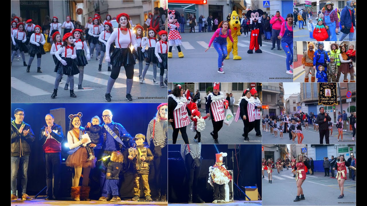 Las comparsas pusieron el ritmo y el baile en el desfile de Carnaval de Abarán