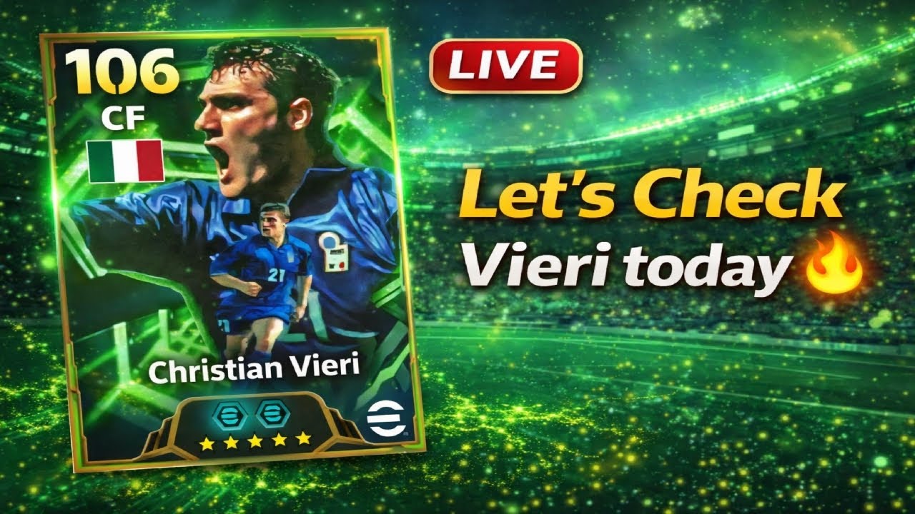 Let's try Vieri today 🔥 Friendly and ID Review efootball live 💪 #efootball #shortslive