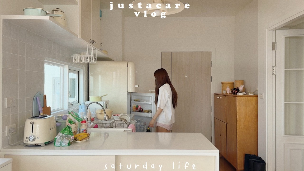 saturday life vlog 🍠🧀✨⌇แซนวิสอกไก่, เค้กกล้วยหอมชีส, มันม่วง & ชีส, ความสุขเล็กๆ ของคน introvert