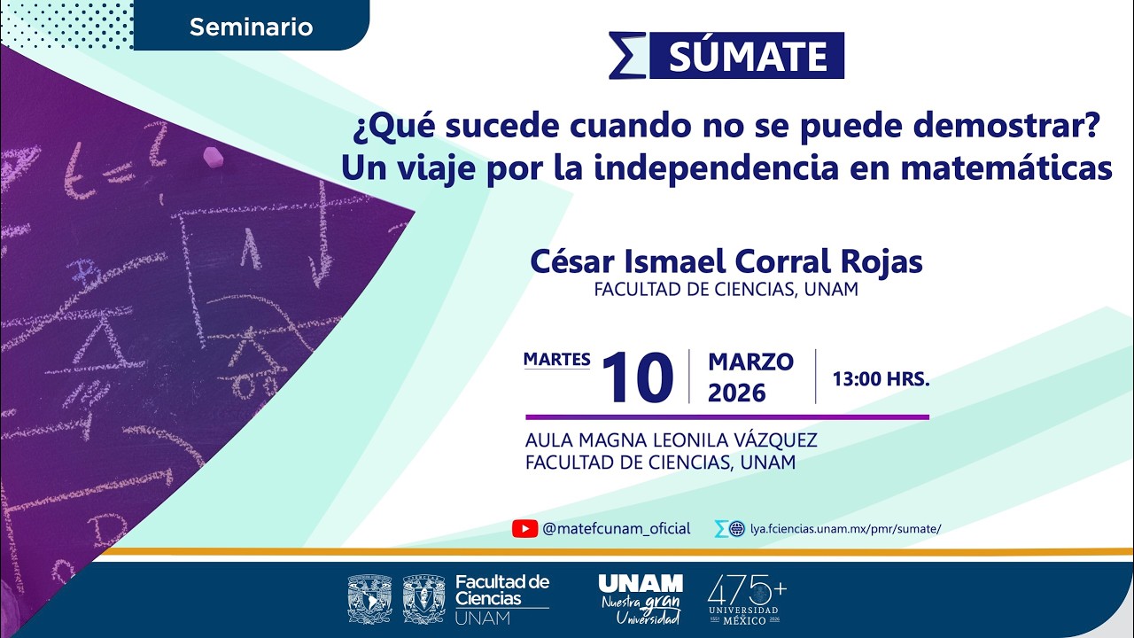 ¿Qué sucede cuando no se puede demostrar? Un viaje por la independencia en matemáticas