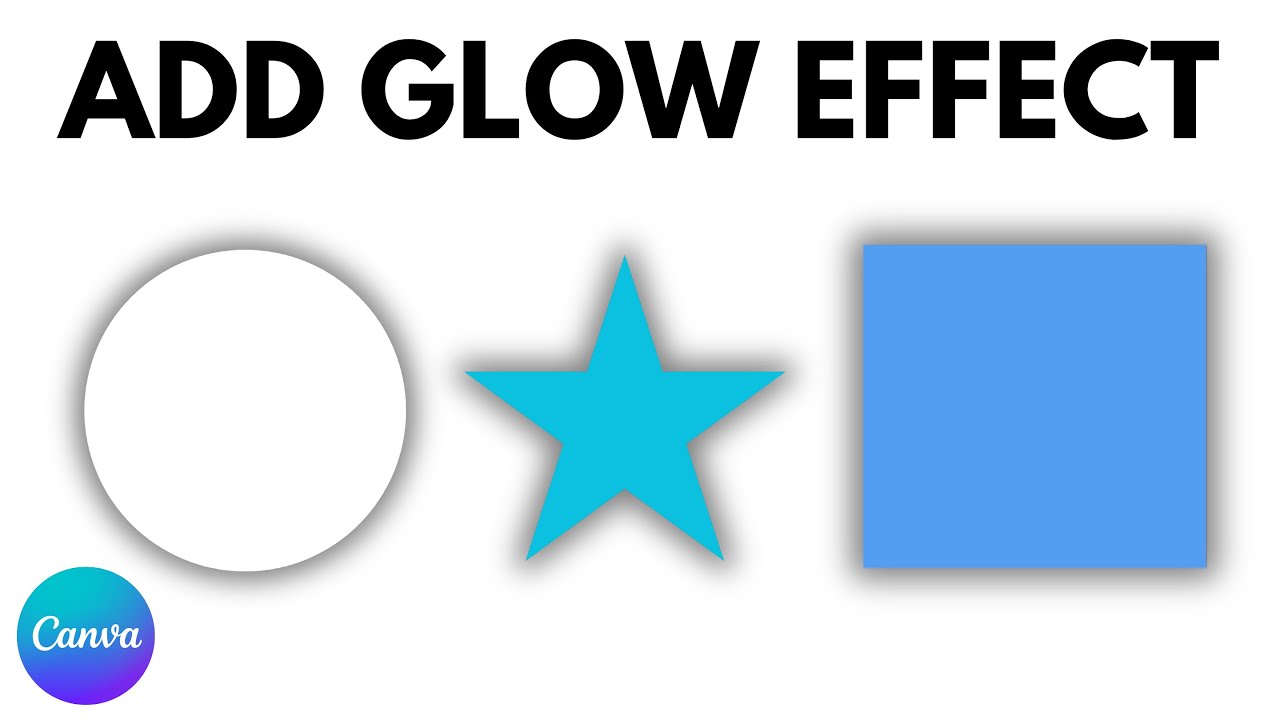 How to Make Shape Glow in Canva