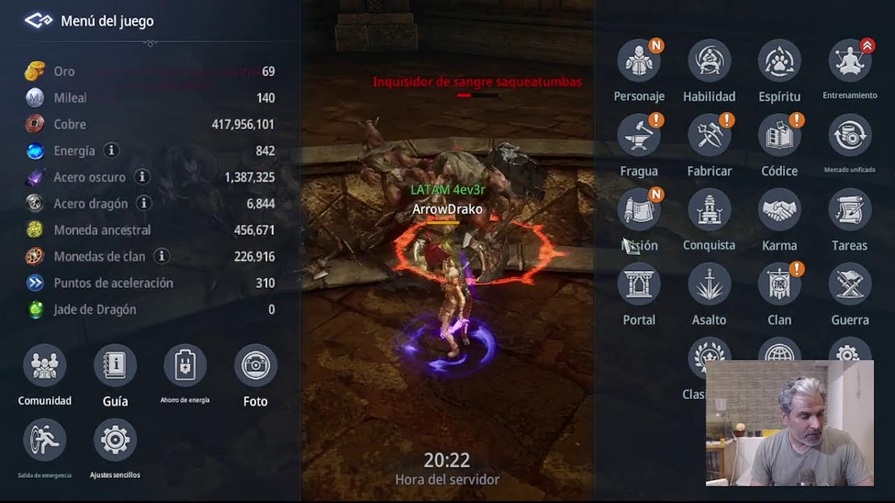 Hoy pasamos de nivel a 121 y crafteamos el arma legendaria