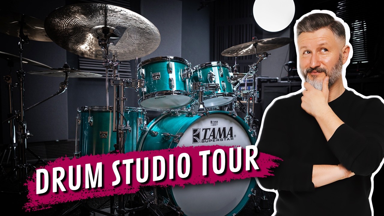 Schlagzeugstudio Tour | Mein Drum Setup
