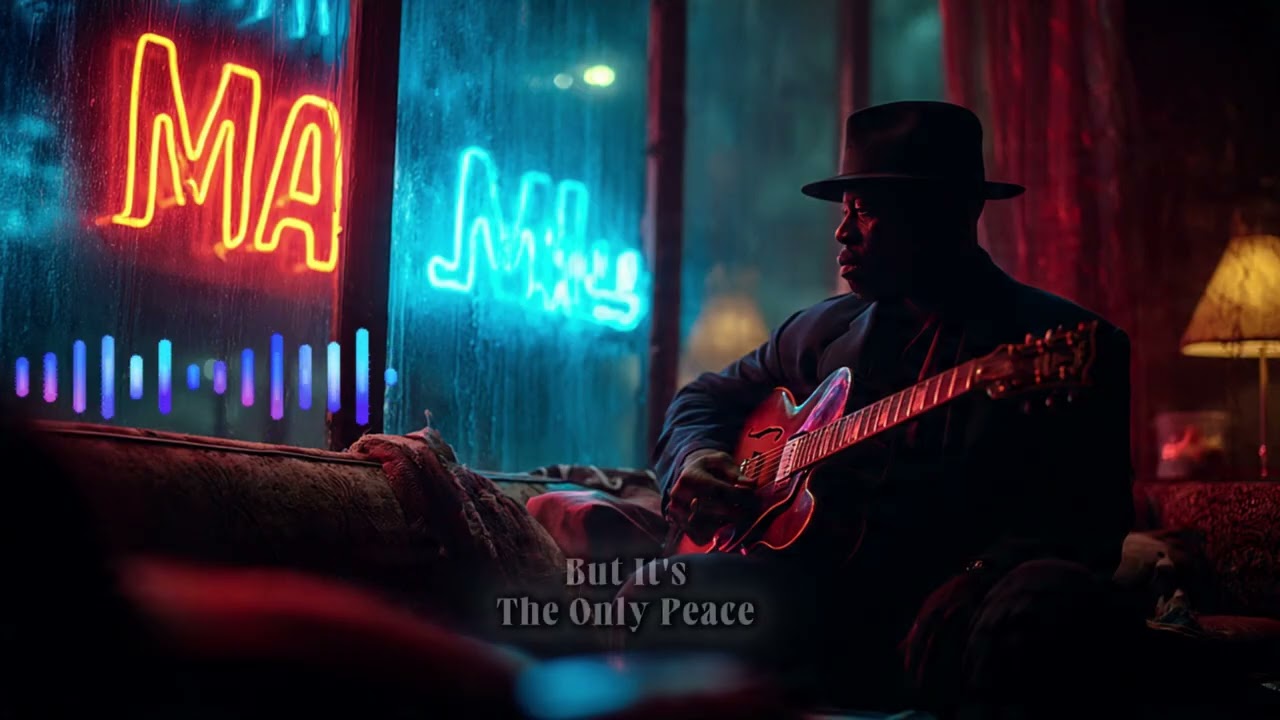🎸 Emotional Blues Guitar – First Note in the Room | Chicago Night Vibe