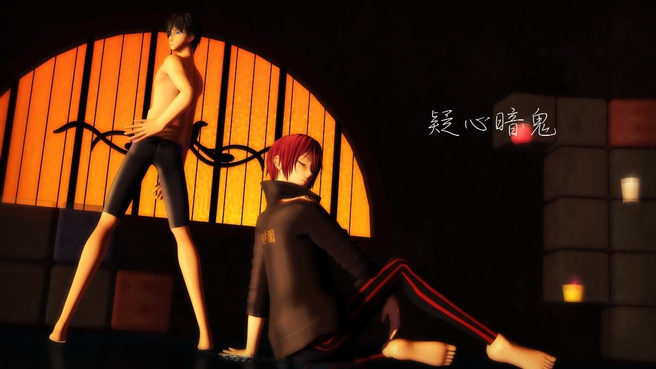 【Free!MMD】凛と遙で疑心暗鬼