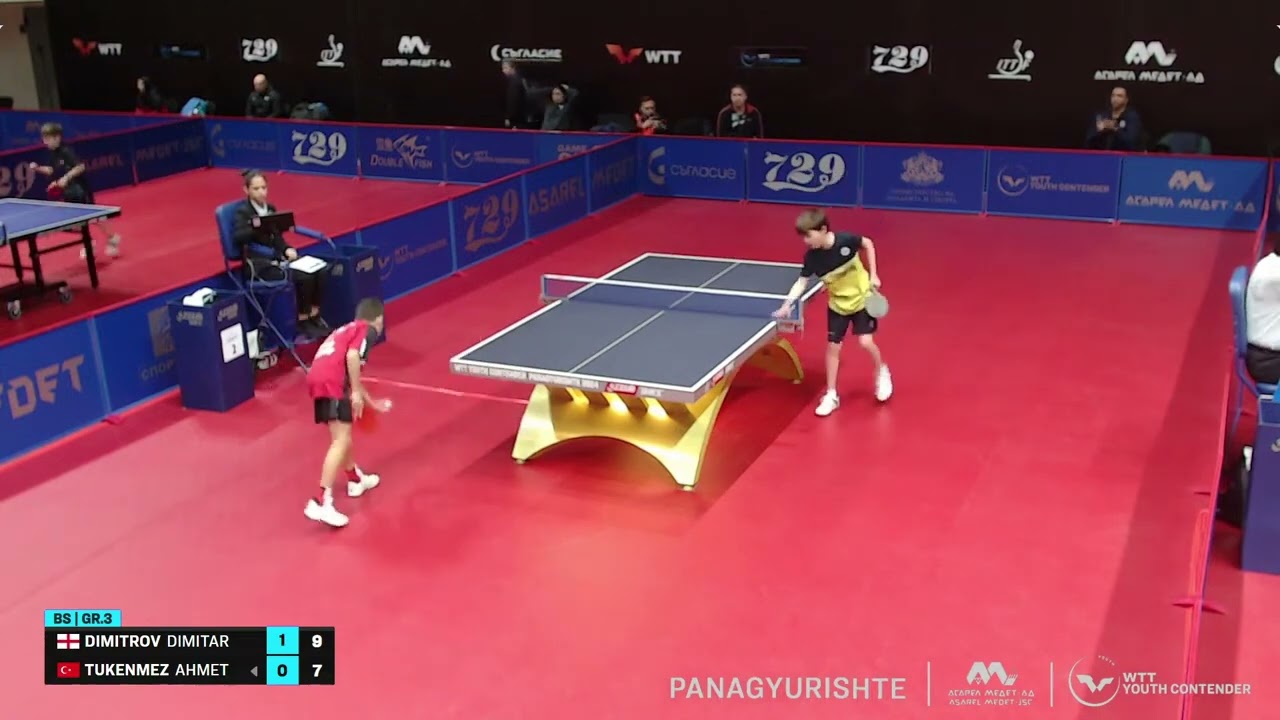Ahmet Berk Tükenmez   Dimitar Dimitrov WTT Youth Contender Panagyurishte 2024 U13 Groups