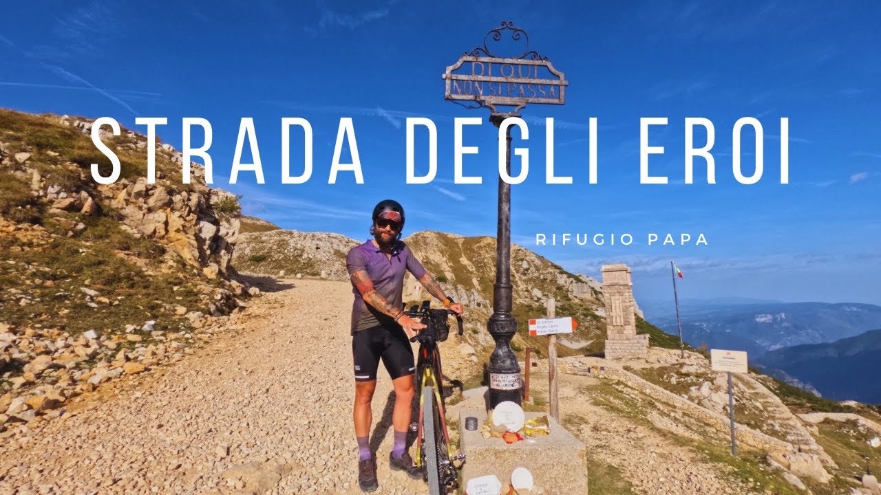 STRADA DEGLI EROI CON SALITA DAGLI SCARRUBBI II Il Percorso Gravel sul monte Pasubio #bikepacking
