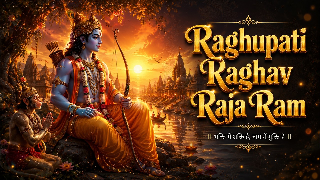 Raghupati Raghav Raja Ram | Original Temple Version | Shri Ram Bhajan | Sita Ram Bhajan #bhakti #ram