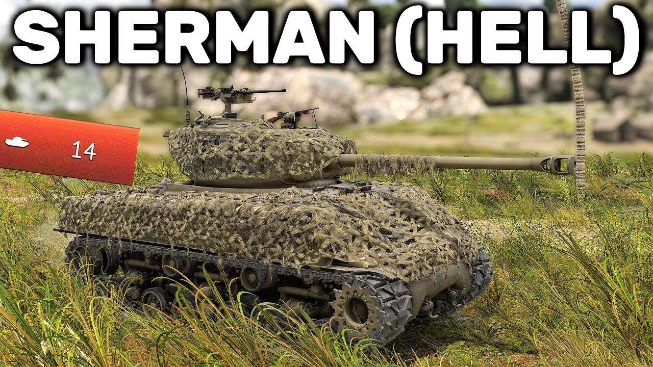 Hell on Tracks - American Tank Sherman | War Thunder Gameplay