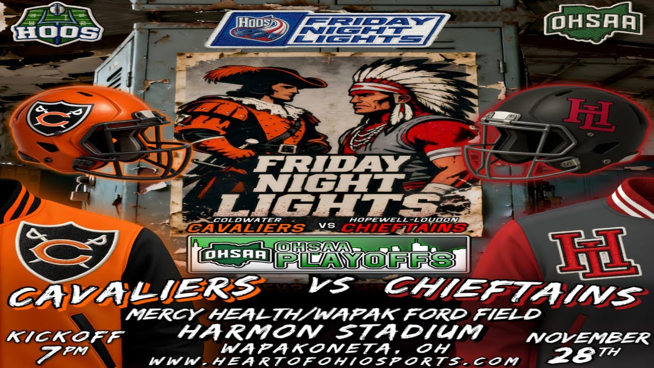 Hopewell-Loudon vs Coldwater High School Football DVI State Semifinal AUDIOCAST 11-28-25