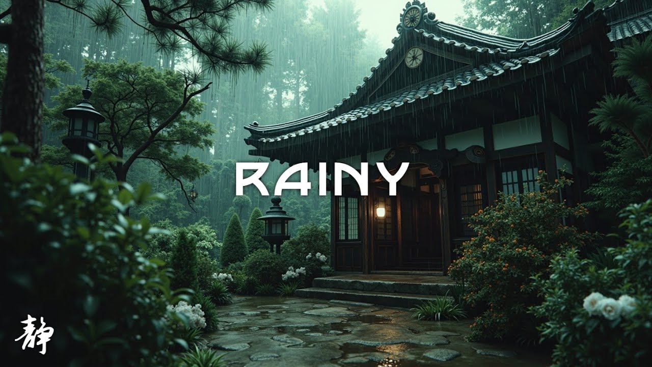 Zen Rain Sanctuary ~ Спокойная японская музыка для медитации для внутреннего покоя и сна 禅