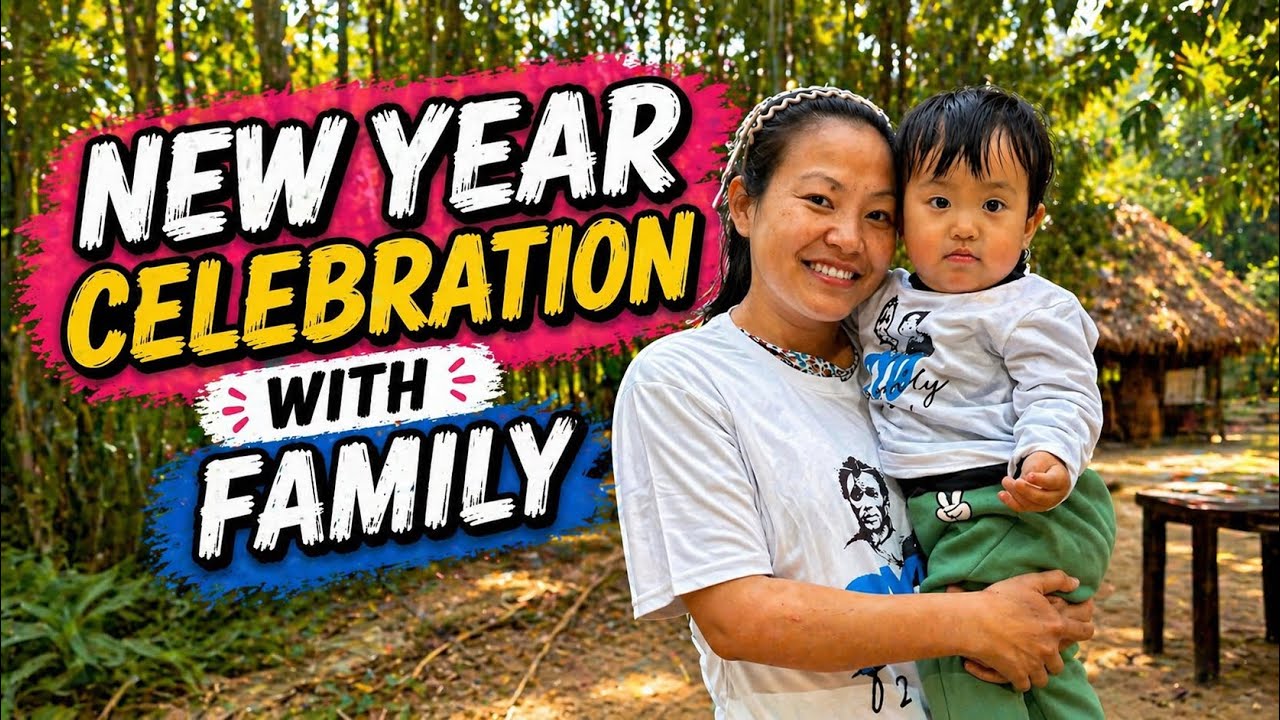 New year celebration with family.