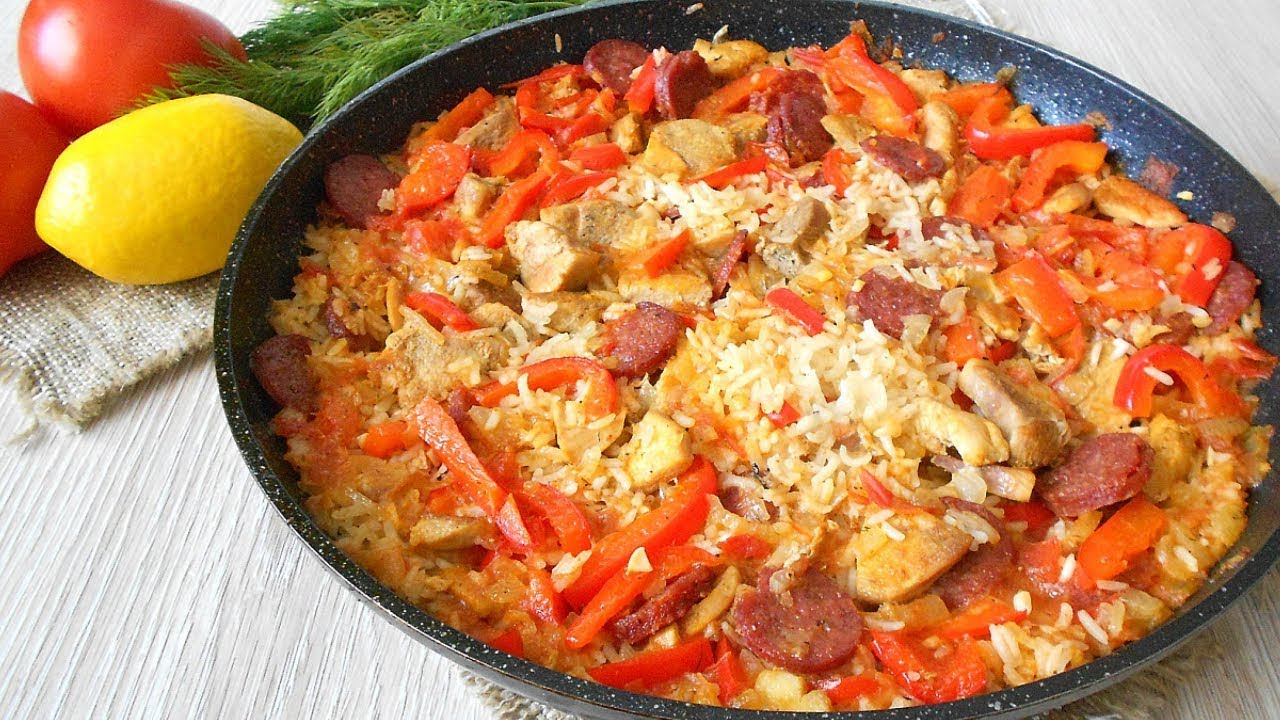 Испанская Паэлья. Роскошное блюдо!