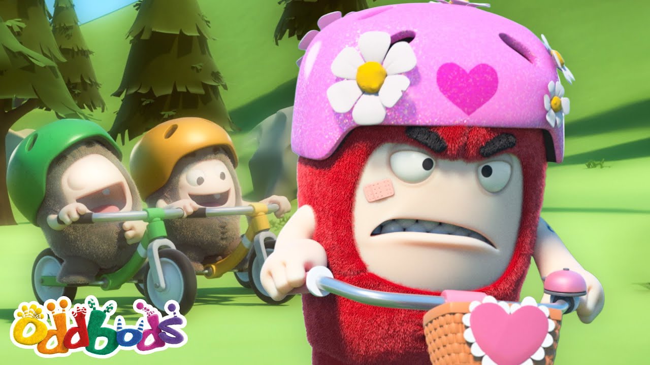 Belajar Kayuh Sampai Jadi! 😂 | Oddbods | Cute Cartoons for Kids @Oddbods Malay
