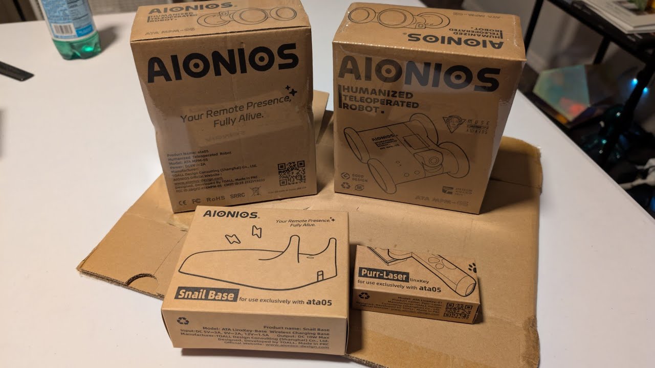 Aionios ata05: All-Terrain Teleoperated Robot for Remote Control - Unboxing