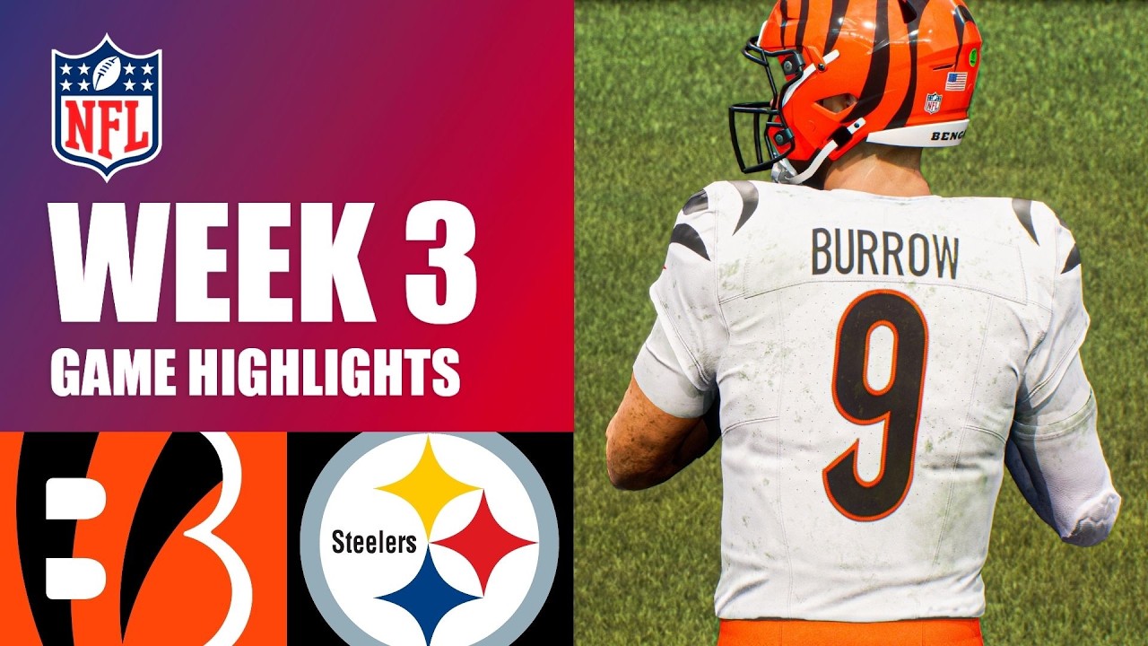 Bengals vs. Steelers Week 3 - Madden 27 Simulation Highlights