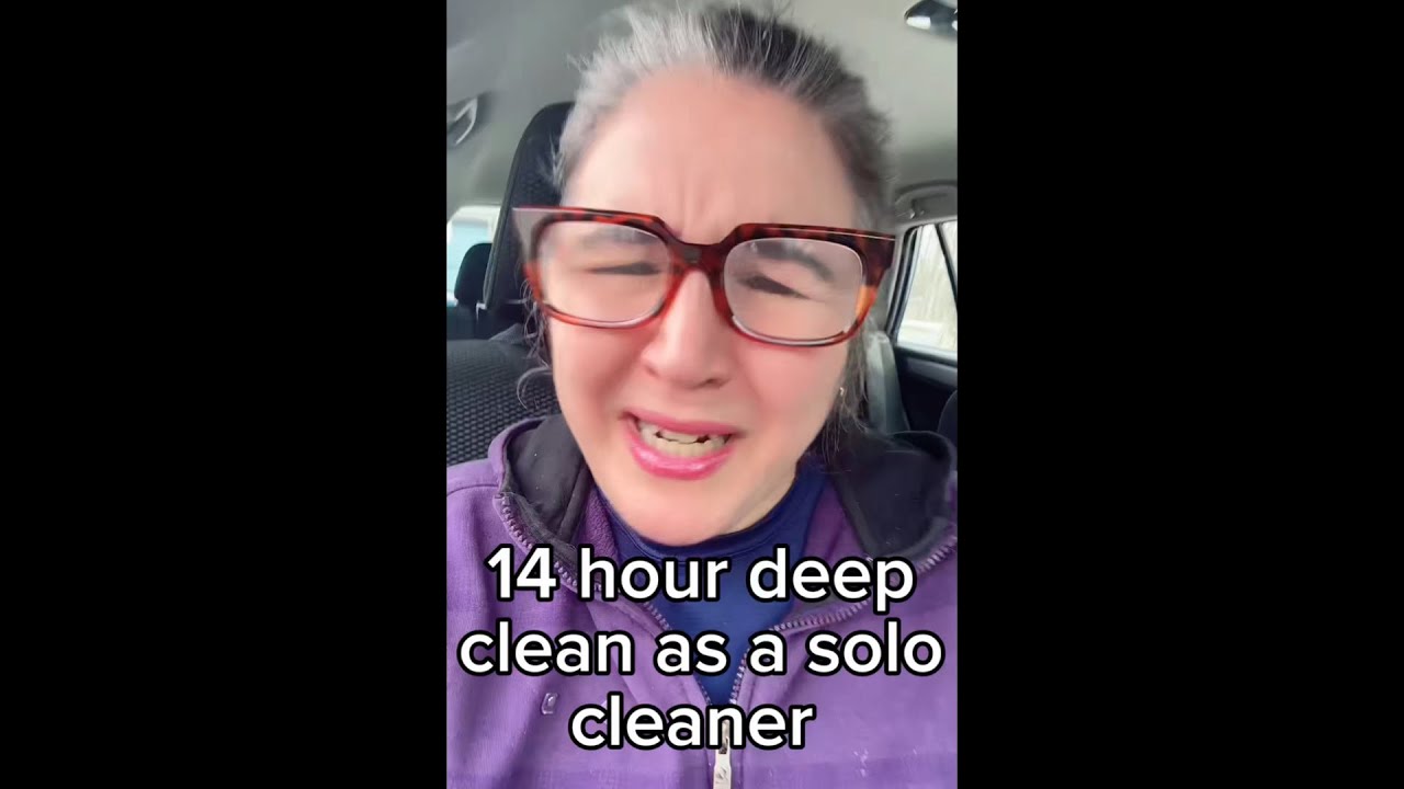How a solo cleaner does a 14 hour deep clean #deepclean #solocleaner 