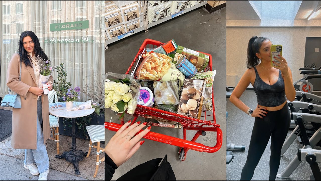 week in my life in the CITY | working out, trader joes haul, cooking + more