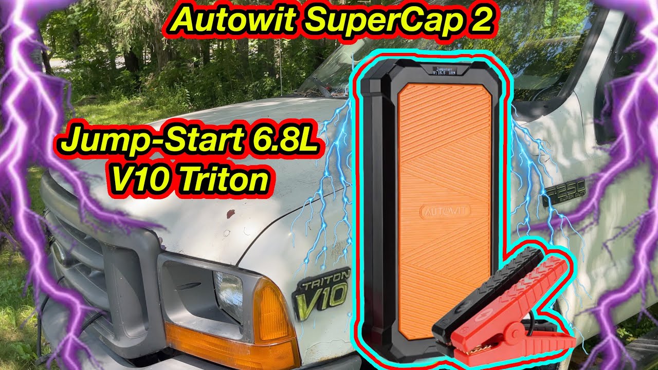 AutoWit Super Cap 2! The Best Car Jump Stater! Zero Maintenance Required! Completely Dead 6.8L V10!