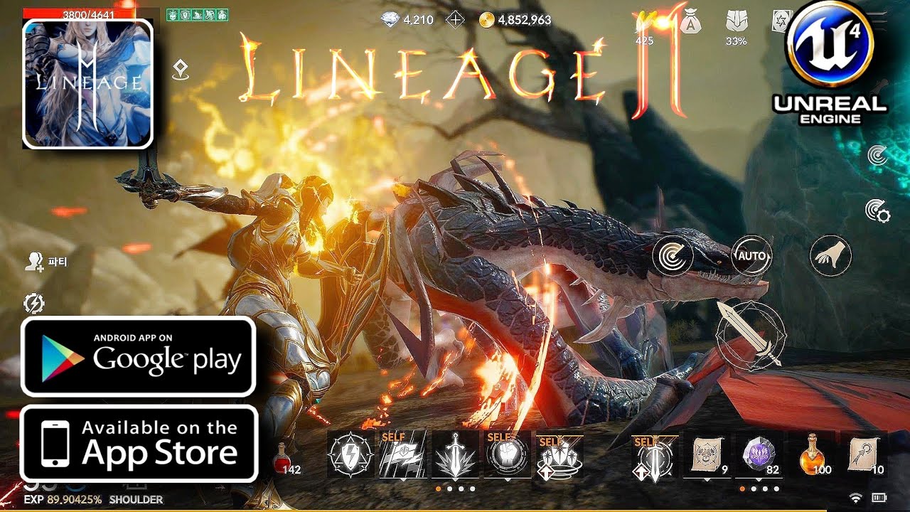 LINEAGE 2M(English) - Gameplay trailer | Lineage for Android