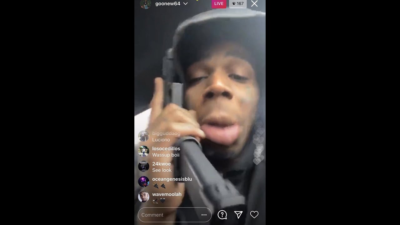 Goonew and Lil Dude turnt on IG LIVE