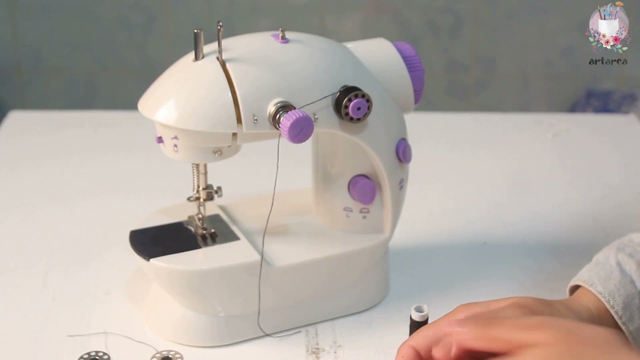 Распаковка мини-швейной машинки для начинающих || Обзор