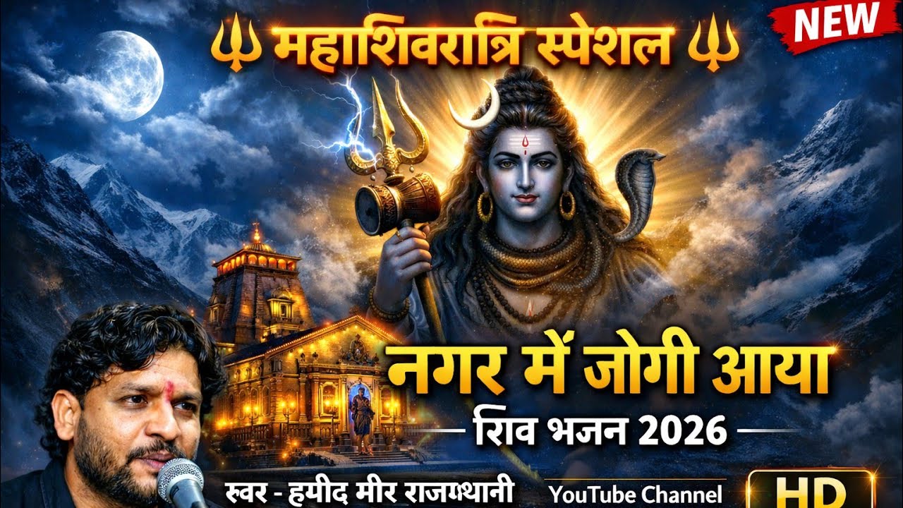 नगर में जोगी आया | Nagar Me Jogi Aaya | Hamid Mir Rajasthani | Shiv Bhajan 2026 | Surilo Mewar