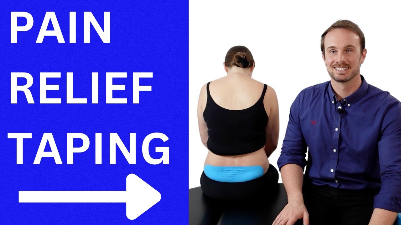 Sacroiliac (SI) Joint FAST PAIN RELIEF Taping Technique | RockTape SIJ