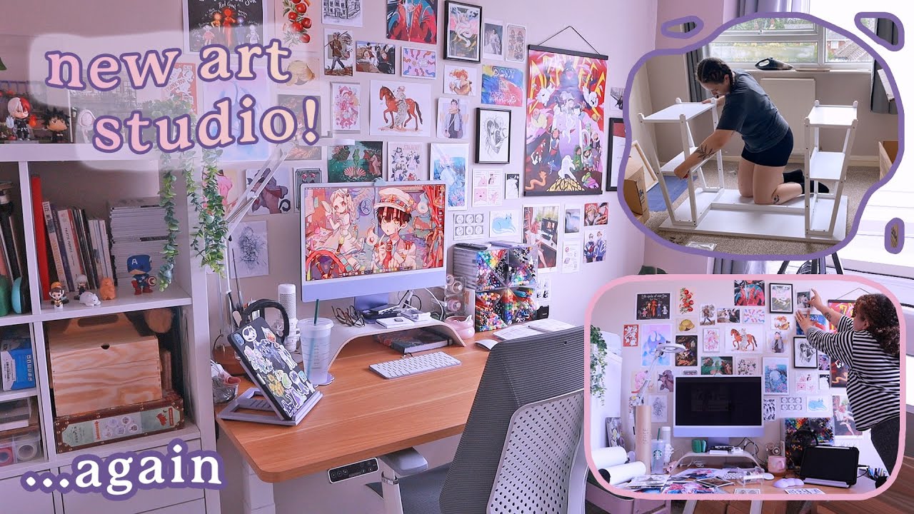 Обустраиваю новую художественную студию! ✨ Studio Vlog