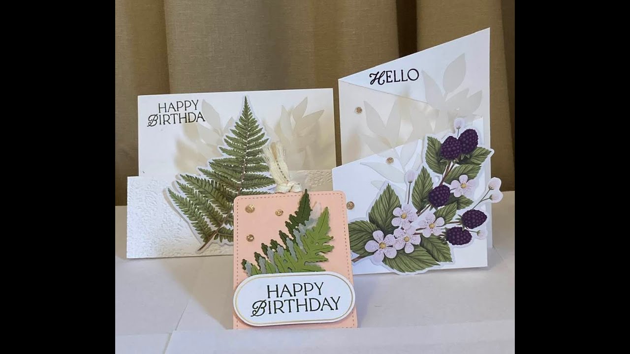 Dec 2024 Paper Pumpkin NOTES FROM THE HEART plus 3 Fun Folds and a cute gift tag!