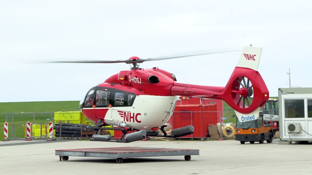 NHC Northern Helicopter | Start Northern Ambulance 06 | Airbus H145 | D-HDSJ | Norden Norddeich