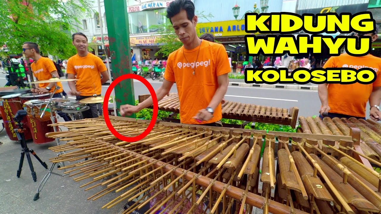 KIDUNG WAHYU KOLOSEBO Versi Angklung Carehal - Adem Syahdu Bikin Merinding (Angklung Malioboro)