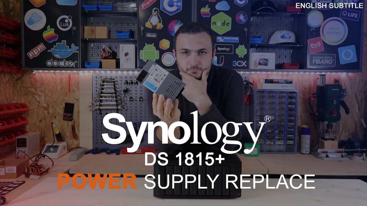 How to replace Synology DS1815+ power supply in 5 minutes