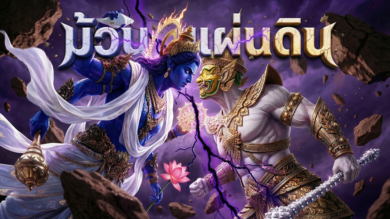จุดเริ่มต้นรามเกียรติ์! หิรันตยักษ์ม้วนแผ่นดิน ปะทะ พระนารายณ์ร่างหมูป่า | รามเกียรติ์ EP.1