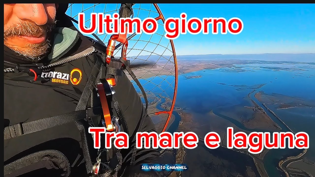 Friuli… laguna,mare,e la città stellata in volo col mio Paramotore 