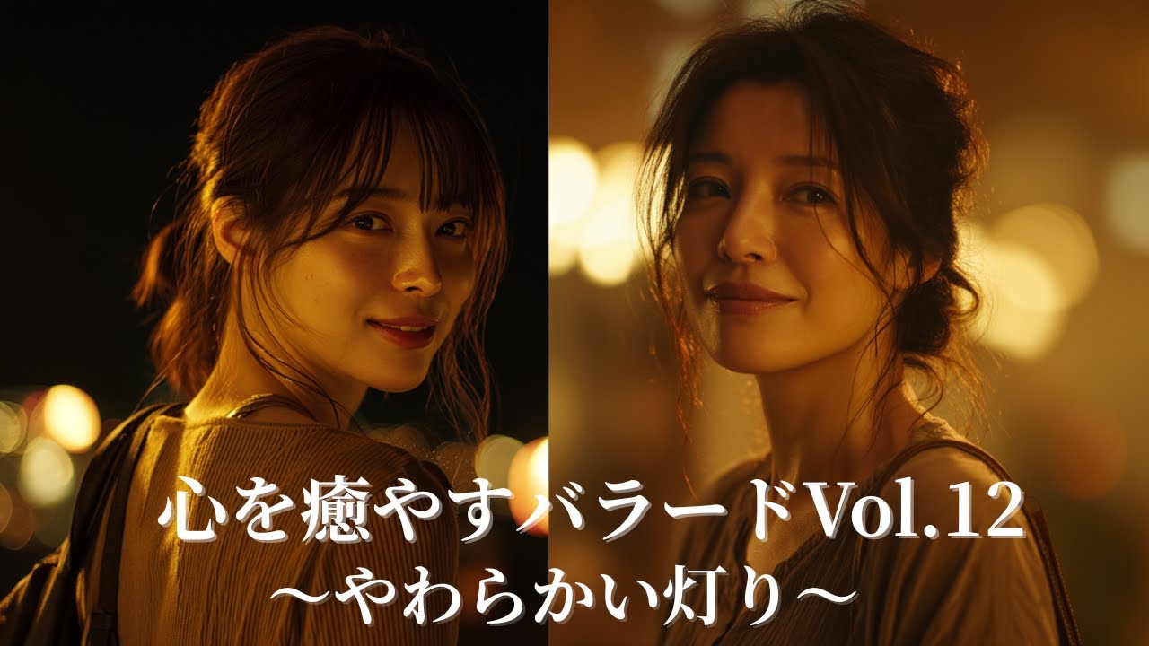 🌙 静かな夜に、癒しの歌を ─ 心を癒すバラード Vol.12　「やわらかい灯り」