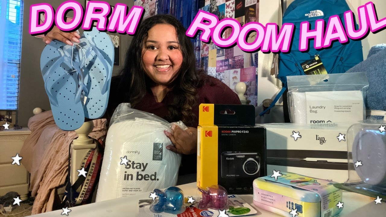COLLEGE DORM ROOM HAUL 2022 *freshman year*