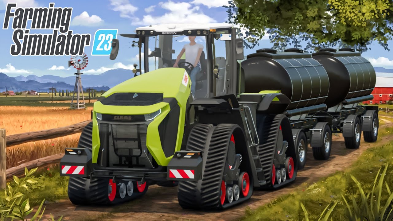 Double Milk Tanker with Milk Selling In Fs23 | Farming Simulator 23