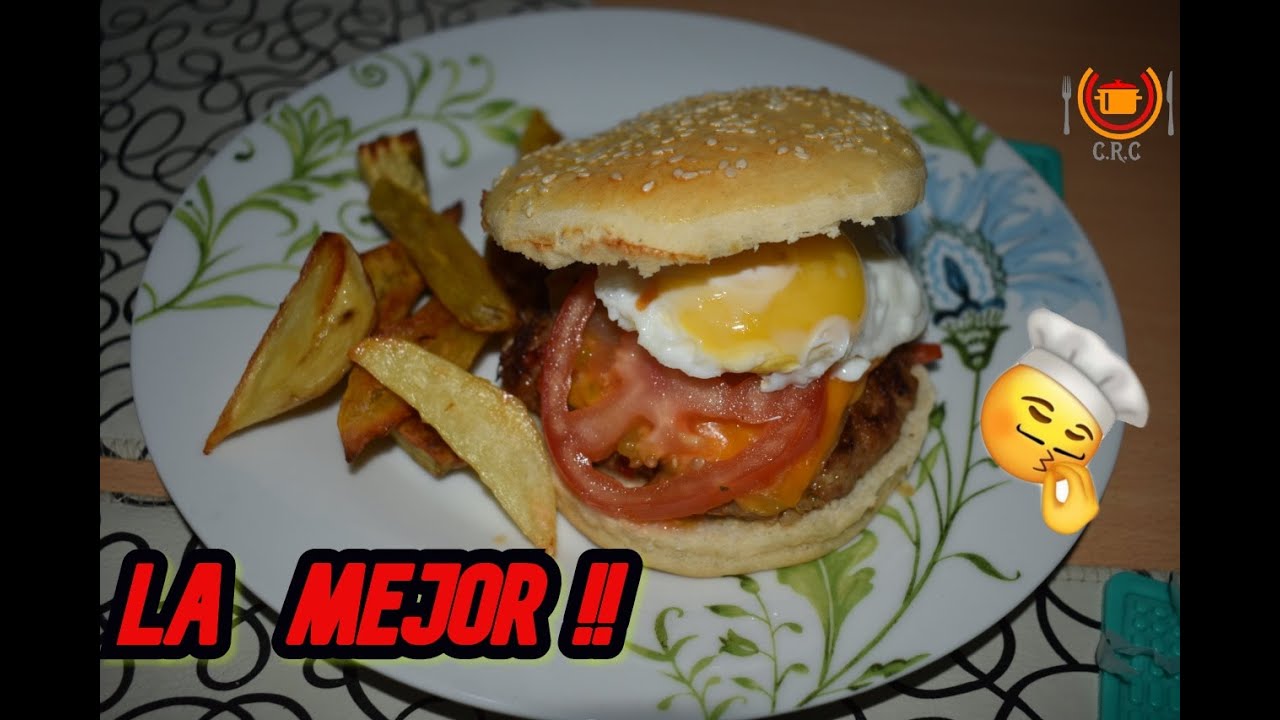 🍔🍔 HAMBURGUESAS CASERAS PASO A PASO (con Papas) 🍟🍟 | COCINA DE RESTAURANTE EN CASA