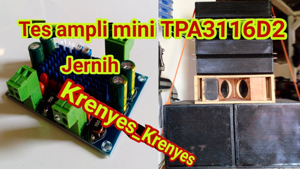 cara Merakit amplifier class D mini TPA3116D2 120W +120W
