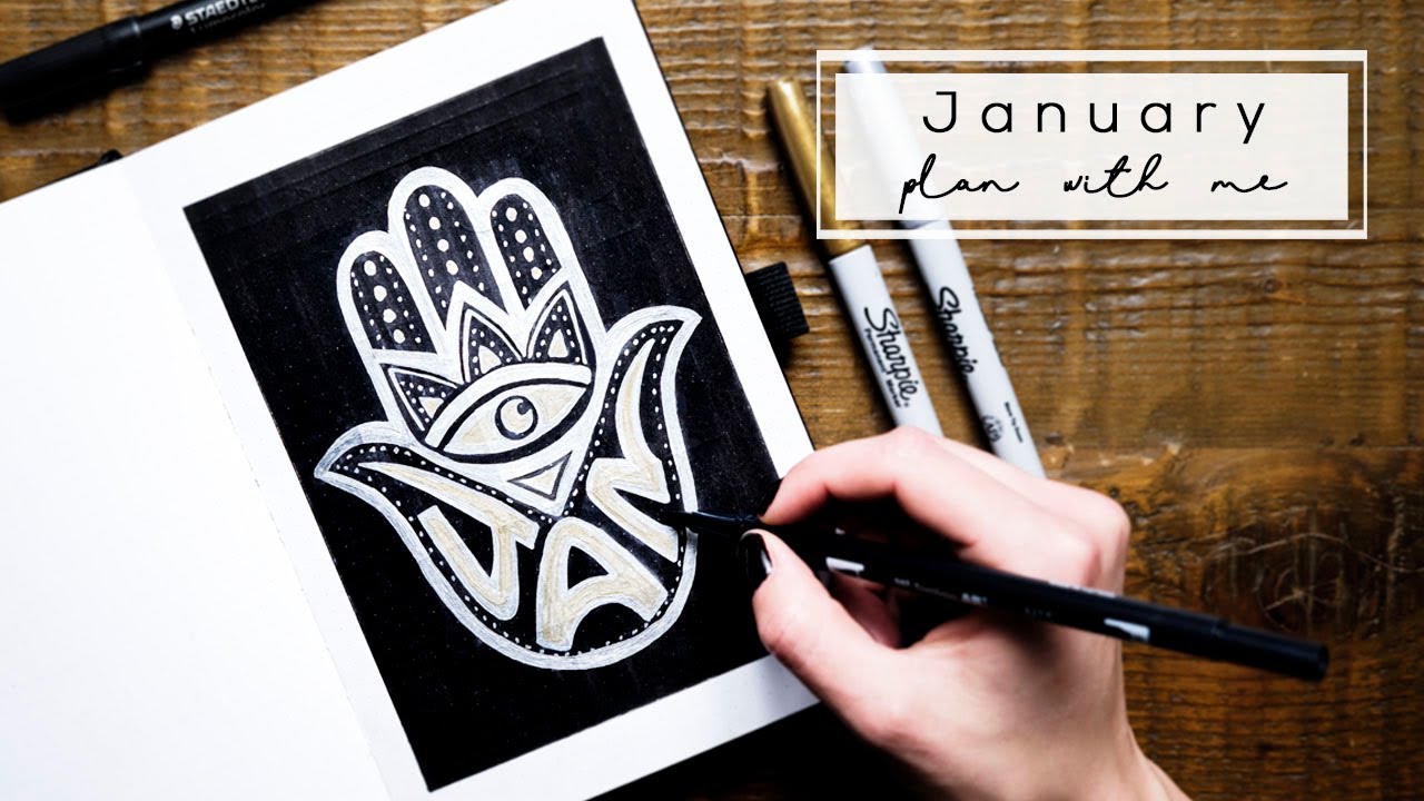 PLAN WITH ME | JANUARY 2020 Bullet Journal Setup