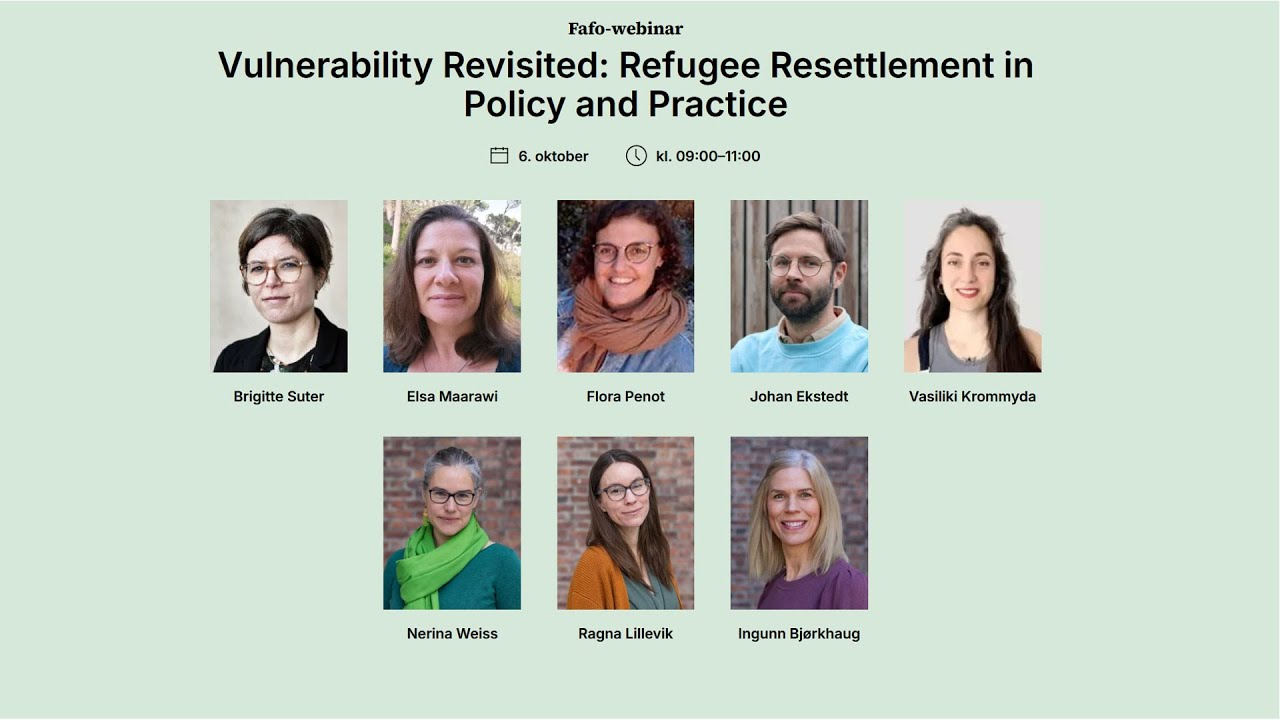 Vulnerability Revisited: Refugee Resettlement in Policy and Practice