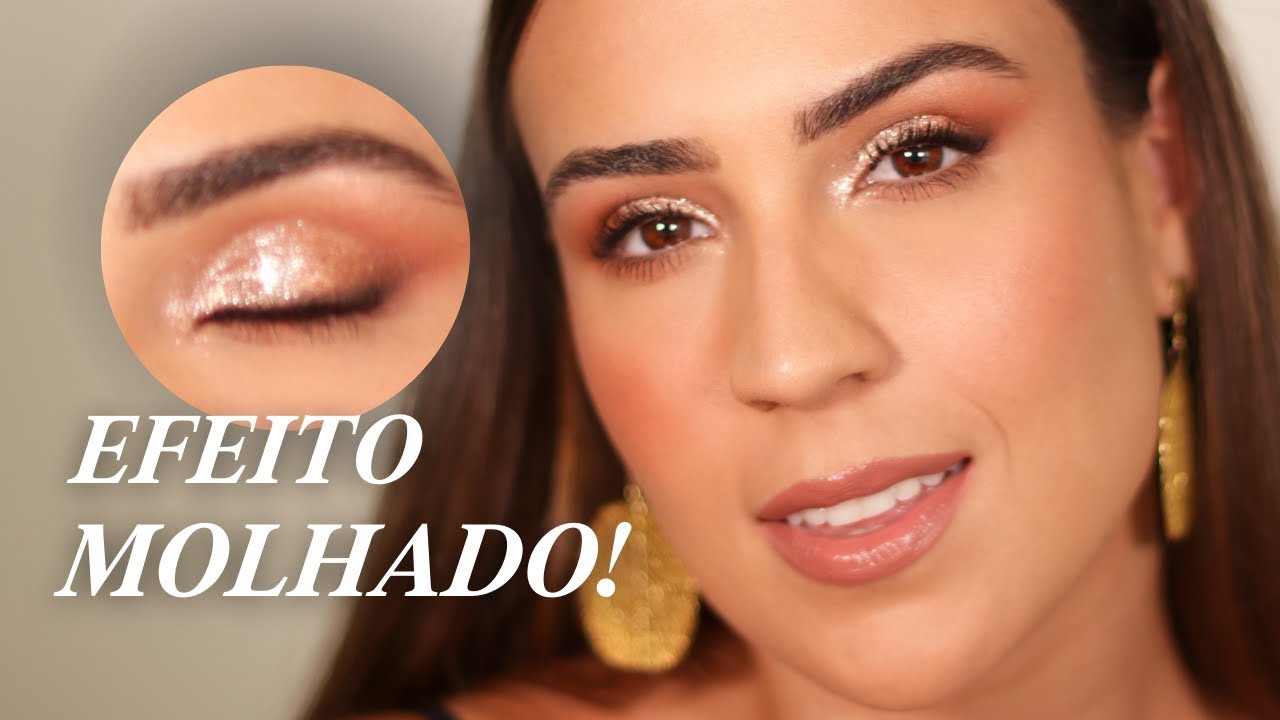 [TUTORIAL] Maquiagem de FESTA BRILHOSA, NEUTRA e FÁCIL!