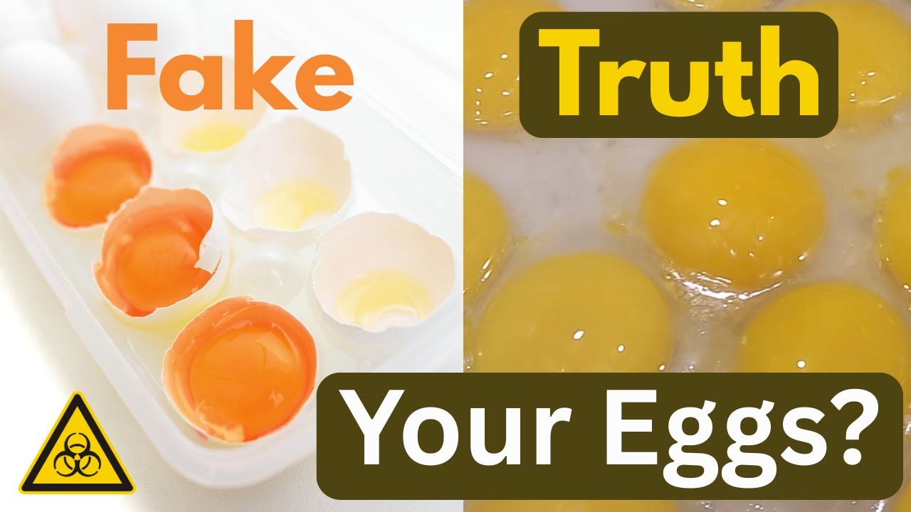 Exposed Again: Fake Orange Toxic Egg Yolks